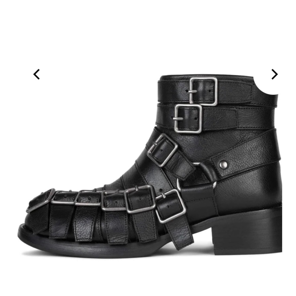 Jeffrey Campbell Black Combat Boots